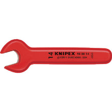 Load image into Gallery viewer, Insulated Open End Wrench  9800-07  KNIPEX
