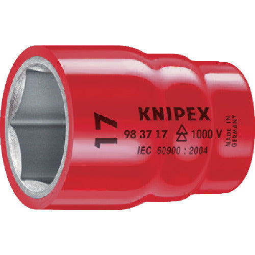 Insulated Hexagon Socket 3/8  9837-10  KNIPEX