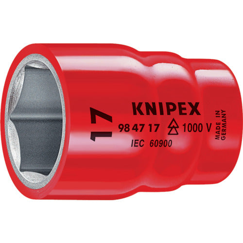 Insulated Hexagon Sockets  9847-11/16  KNIPEX