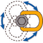 Load image into Gallery viewer, Rotating Eye Bolt  A-36E  MARTEC
