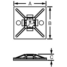 Load image into Gallery viewer, Cable Tie Mounts  ABM100-S6-C69  PANDUIT
