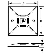 Load image into Gallery viewer, Cable Tie Mounts  ABM100-S6-C  PANDUIT
