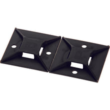 Load image into Gallery viewer, 4-Way Adhesive Backed Cable Tie Mounts-Black  ABM3H-A-L20  PANDUIT

