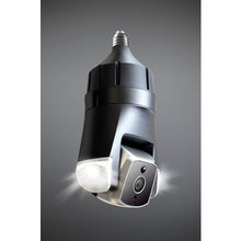 Load image into Gallery viewer, Biometric Auto Tracking Outdoor Light Bulb Security Camera designed to withstand the harsh weather  ACR160832BKE26  AMARYLLO
