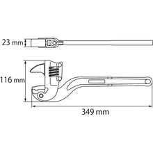 Load image into Gallery viewer, Aluminum Corner Wrench  ACW350  LOBSTER
