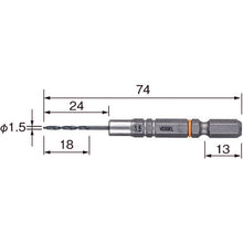 Load image into Gallery viewer, Cushion Drill bit for Steel  AMD-1.5  VESSEL
