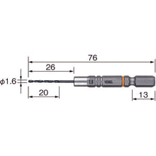 Load image into Gallery viewer, Cushion Drill bit for Steel  AMD-1.6  VESSEL
