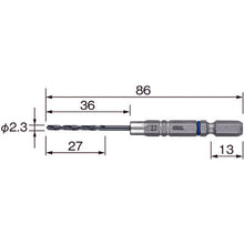 Load image into Gallery viewer, Cushion Drill bit for Steel  AMD-2.3  VESSEL
