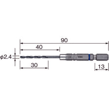 Load image into Gallery viewer, Cushion Drill bit for Steel  AMD-2.4  VESSEL
