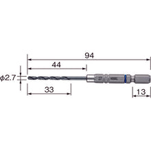 Load image into Gallery viewer, Cushion Drill bit for Steel  AMD-2.7  VESSEL
