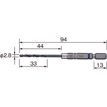 Load image into Gallery viewer, Cushion Drill bit for Steel  AMD2.8  VESSEL
