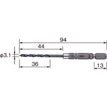 Load image into Gallery viewer, Cushion Drill bit for Steel  AMD-3.1  VESSEL
