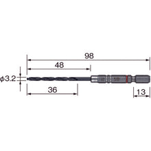 Load image into Gallery viewer, Cushion Drill bit for Steel  AMD3.2  VESSEL
