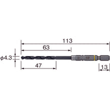 Load image into Gallery viewer, Cushion Drillbit for Steel  AMD4.3  VESSEL
