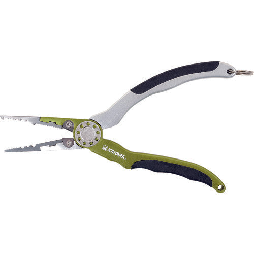 Alminum pliers Rubber-handle slim type  AP65RSL-LGNSL  KAHARA