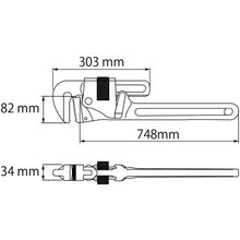 Load image into Gallery viewer, Aluminum Pipe Wrench  APW900  LOBSTER
