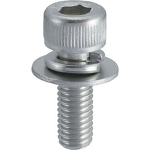 Load image into Gallery viewer, Stainless Steel Hexagon Socket Head Cap Bolt With Washer  B078-0625  TRUSCO
