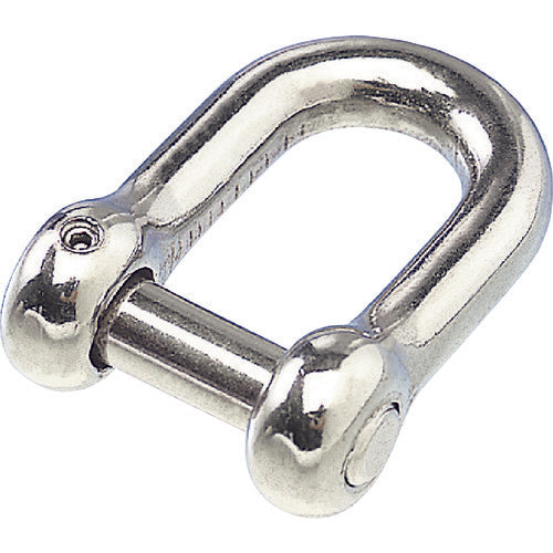 Stainless Steel D-Shackle CS Sunk Ditch with Hollow Screw  B-2530  MIZUMOTO