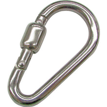 Load image into Gallery viewer, Stainless steel Egg-KARABINA Open Hook w/spring tube  B-2828  MIZUMOTO
