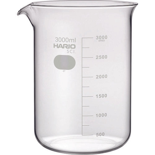 Beaker with Measurements  B-3L SCI  HARIO