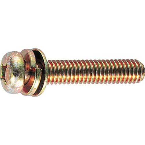 Chromate Pan Head Screw with Washer  B51-0412  TRUSCO