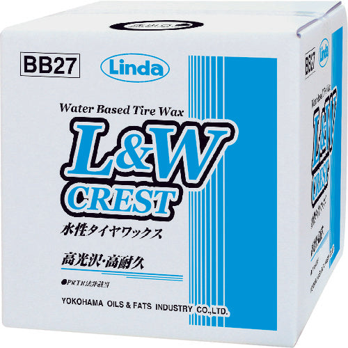 Water Based Tire Wax L&W CREST  4649  Linda