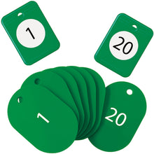 Load image into Gallery viewer, Cloakroom Number Ticket  BF-150-GN  OP
