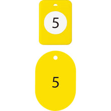 Load image into Gallery viewer, Cloakroom Number Ticket  BF-150-YE  OP
