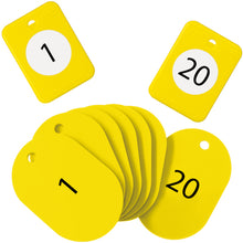 Load image into Gallery viewer, Cloakroom Number Ticket  BF-150-YE  OP
