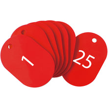 Load image into Gallery viewer, Styrene Number Ticket  BF-70-RD  OP
