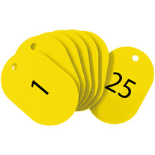 Load image into Gallery viewer, Styrene Number Ticket  BF-70-YE  OP
