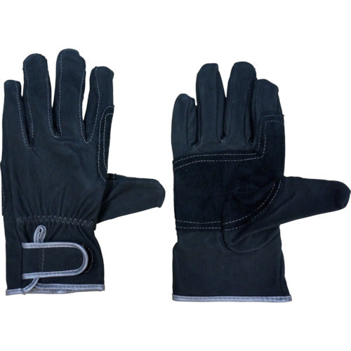 Blackpiggrain Leather Gloves  BK-0250-M  HO-KEN