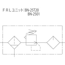 Load image into Gallery viewer, FRL Unit(with Pressure Gauge &amp; Bwackets)  BN-25T6-10  NIHONSEIKI
