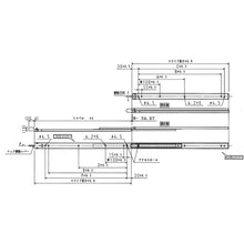 Load image into Gallery viewer, Closed Lock Slide Rail  C2739-20CL  Acculide
