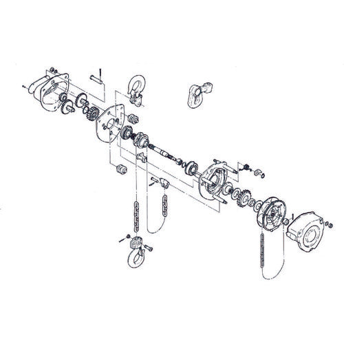 Parts for Chain Hoist  C3BA005-91525  KITO
