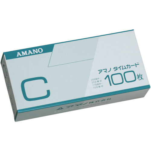 Time Card  C-CARD  AMANO