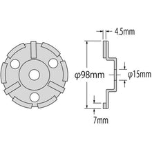 Load image into Gallery viewer, Diamond Grinding Wheels(Dry)  CDE4  LOBSTER
