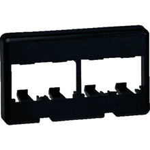 Load image into Gallery viewer, Mini-Com Snap-On Modular Furniture Faceplates-Black  CFFP4BL  PANDUIT

