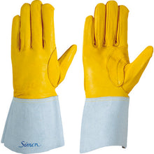 Load image into Gallery viewer, Cow Split Leather Ar Welding Gloves  CGS-123Y  SIMON
