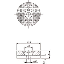Load image into Gallery viewer, Round Pad For Mini Cylinder  CP-015   eins
