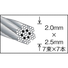 Load image into Gallery viewer, Nylon-coated Stainless Wire Rope  CWC2S10  TRUSCO
