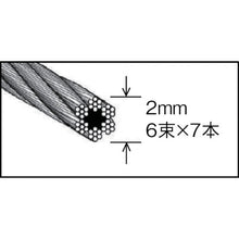 Load image into Gallery viewer, Galvanize Wire Rope  CWM-5S100  TRUSCO
