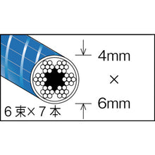 Load image into Gallery viewer, Galvanize Wire Rope  CWP-4S200  TRUSCO

