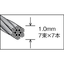 Load image into Gallery viewer, Stainless Steel Wire Rope  CWS-15S50  TRUSCO
