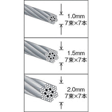 Load image into Gallery viewer, Stainless Wire Rope  CWS-2S10  TRUSCO
