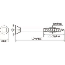 Load image into Gallery viewer, Flat Countersunk Head with Mysterious Square Recess Stainless Steel Screw for Wood Deck Board  CX102-65-PC1  MIYAGAWA
