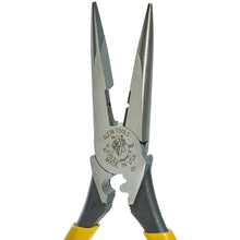 Load image into Gallery viewer, Heavy-Duty Long Nose Pliers Side Cutting, Strip/Crimp  D203-8NCR  KLEIN
