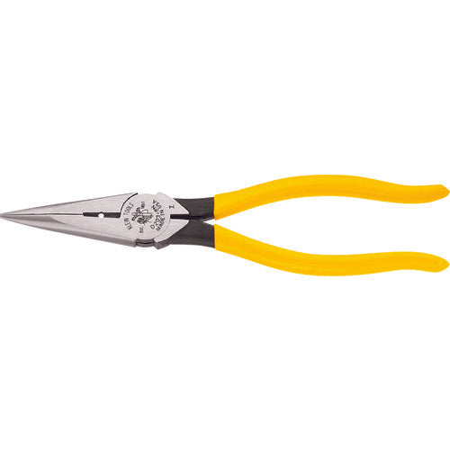 Heavy-Duty Long Nose Pliers Side Cutting, Stripping  D203-8N  KLEIN