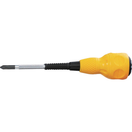 Cushion Grip Screwdriver for Electric Work  D-6060-2-100  BROWN
