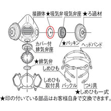 Load image into Gallery viewer, Dust Respirators Parts  DHHB410000  TS
